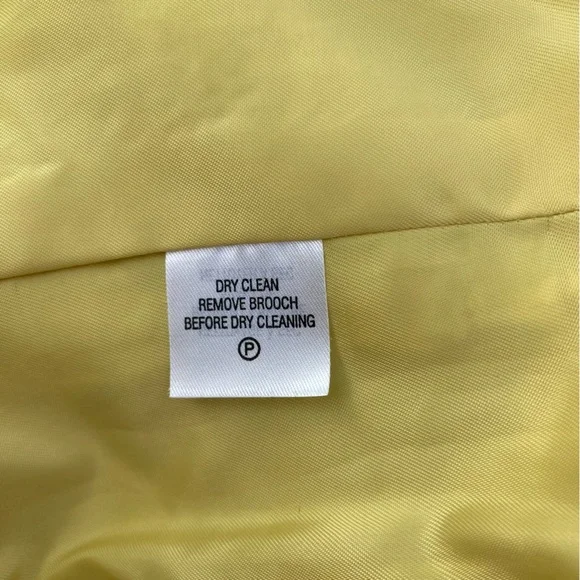 SOLD Robert Rodriguez Cropped Yellow Tweed Blazer Jacket - Picture 8 of 11